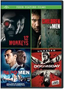 12 Monkeys / Children of Men / Repo Men / Doomsday Four Feature Films [DVD]