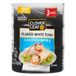 Clover Leaf Flaked White Albacore Tuna in Water - 3 x 170g, 3 Count - Canned Tuna - All Natural Ingredients - High In Protein – 14g Of Protein Per 55g Serving Drained – Wild And Traceable Tuna – Trace My Catch