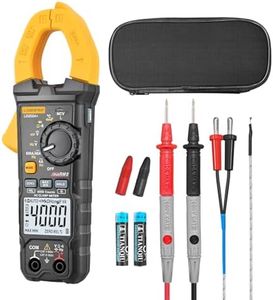 Digital Clamp Meter Multimeter 4000 Counts Voltage Tester with Auto Range, AC/DC Voltage, AC Current, Resistance, Capacitance, Continuity Diode,Live Wire Test, NCV, True RMS, AC Current Meter LD202A+