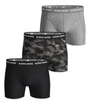 Björn Borg | Bjorn Borg Cotton Stretch Boxer 3P, Boxer Briefs for Men, Multi-Packs Available, Size M