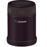 ZOJIRUSHI Food Jar, SW-EAE35, Capacity of 350ml (Dark Brown)