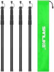 SANLIKE Tent Poles for Tarp, 8.2' T