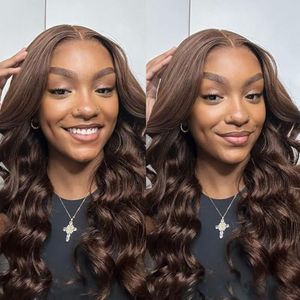 WOWANGEL 13x6 HD Lace Front Wigs Human Hair Body Wave Pre Plucked SKINLIKE 0.1mm Extremely Thin Real HD Lace Front Wigs 250% Density Glueless Human Hair Wigs for Women 30 Inch