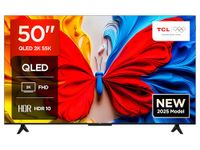 TCL 50S5K-UK – 50” Full HD Smart QLED Direct LED TV with Android TV & HDR - Compatible with Google Cast & Google Home, Slim Design