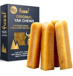 Fuzzl Gold Himalayan Yak Chews for Dogs – Premium Box of 4 | 100% Natural, Long Lasting, High Protein Dog Treats | Grain-Free, Healthy Chews | Odour-Free Yak Cheese