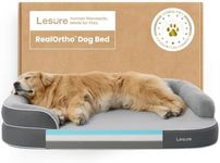 LE SURE RealOrtho™ XL Plus 3-Layer Orthopedic Extra Large Dog Bed,48" Grey