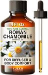 Kukka Roman Chamomile Essential Oil for Relaxation, Diffuser - 100% Natural Roman Chamomile Oil for Face, Skin & Body - Roman Chamomile Essential Oils for Aromatherapy (118 ml)