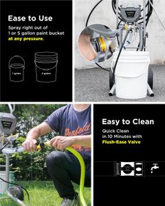 InoKraft MaXpray M3 Airless Paint Sprayer – High Efficiency