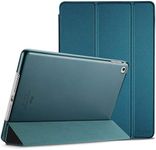 ProCase Smart Case for iPad Air 2 2014, Ultra Slim Lightweight Stand Protective Case Shell with Translucent Frosted Back Cover for iPad Air 2nd (A1566 A1567) -Teal