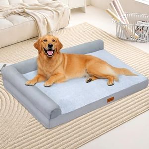 Anshine Large Dog Bed，Orthopedic Pet Sofa for Medium，Large Dogs, Ultra Soft & Durable Dog Bed for Extra Comfort, Ideal Pet Bed for Big Dogs, Dog Sofa with Removable Cover - Large Dog Beds