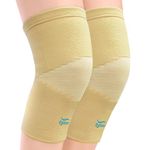 TYNOR Knee Cap, Beige, Medium, Pack of 2