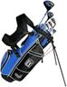 PGA Tour Youth Golf Club Set – 10-Piece Right-Handed Kids Golf Set for Ages 8-12 (4’8”-5’2”) – Beginner Junior Golf Clubs with Lightweight Stand Bag, Mallet Putter, Hybrid, Driver & More by Golfgen