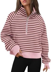 AUTOMET Womens Sweatshirts Half Zip Fleece Pullover Fall Outfits