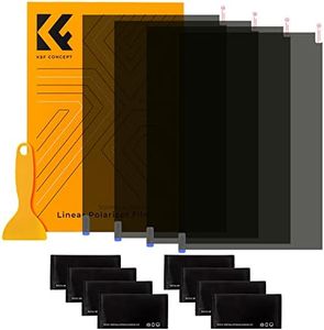 K&F Concept Linear Polarizing Film(4 PCS) A4 Polarized Film 20x30cm Sheets Optical for Screen Educational Physics