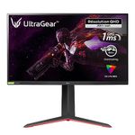 LG UltraGear Gaming Monitor 32GP850-B, 32 Inch, 1440p, 180Hz O/C, 1ms GtG, Nano IPS Panel, HDR 10, AMD FreeSync Premium, NVIDIA G-SYNC, Smart Energy Saving, HDMI, Displayport, Black/Red