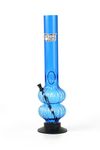 STRONG BONG 16 Inch Acrylic Bong | Bent Neck and Palm Grip (Blue)