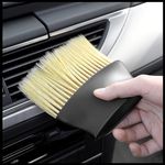 Antson Interior Cleaning Brush Multipurpose Car Interior AC Vent Dashboard Dust Dirt Cleaner Cleaning Brush for Car Interior PC Laptop Keyboard Electronic Gadgets Cleaning Brush (AC Vents Brush)