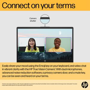 HP 15.6" Laptop – AMD Ryzen 5, 16GB RAM, 512GB SSD, FHD, Jet Black