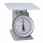 Winco Analog Receiving Scale with Dial, 100 Pound, 9"