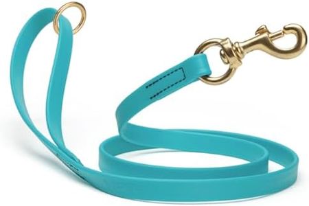 Viper Biothane K9 Working Dog Leash Waterproof Lead for Tracking Training Schutzhund Odor-Proof Long Line with Solid Brass Snap for Puppy Medium and Large Dogs 6ft, Sky Blue