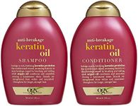 OGX Anti-Breakage Keratin Oil Shampoo + Conditioner (580ml)