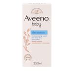 Aveeno Baby Dermexa Moisturising Wash (1x 250ml), Soothing Unscented and Soap-Free Baby Body Wash Developed to Gently Cleanse Delicate Skin, for Babies with Very Dry, Itchy Skin and Prone to Eczema