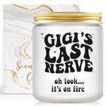 AREOK Gigi Gifts for Grandma, Christmas Gifts for Gigi from Grandkids - Gigi Candle, Best Gigi Gifts for Women from Grandchildren, Gigi Birthday Gifts for Grandma Gifts Ideas, Gigi Presents