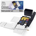 Winsor & Newton Cotman Water Colours - 1/2 Pans, Field Box