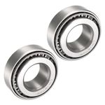 Kozelo 2pcs LM12748/LM12710 Tapered Roller Bearing - [0.8437 Inch x 1.781 Inch x 0.655 Inch] Chrome Steel Bearing Cone and Cup Set for Conveyor System Use