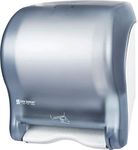 San Jamar T8400TBL Smart Essence Classic Hands Free Paper Towel Dispenser, Arctic Blue