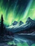 5D DIY Diamond Painting Aurora Bore