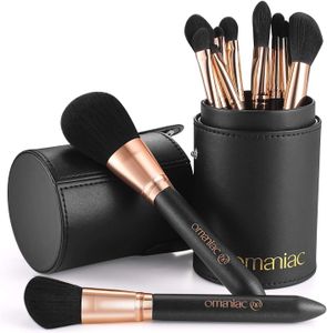 OMANIAC 12-Piece Makeup Brush Set – Professional Cosmetic Brushes