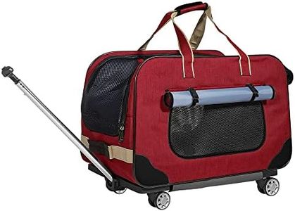 PETEMOO Sacs de Transport pour Chiens Chats，Pliant Sac Respirant Pet Carrier Voyage De Plein air