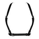 SAILIMUE Body Waist Belt for Women Faux Leather Goth Punk Rave Party Waist Belt Adjustable Black Body Chest Jewelry