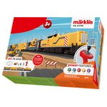 Märklin my world Construction Site Starter Pack - Electric Construction Train 48 cm with Remote Control - Includes Concrete Mixer and Excavator for Construction for Fans of Model Railways from 3 Years