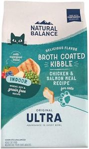 Natural Balance Original Ultra Indoor Grain Free Dry Cat Food, Chicken & Salmon Meal Recipe, 6 Pound (Pack of 1)