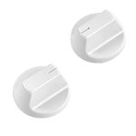 WJ12X24802 Air Conditioner Knobs Replacement Parts for GE Control Knobs GE Hotpoint A/C Knobs Small Room General Electric AHV05LYW1 AC Knobs White Plastic GE Air Conditioner Control Knobs 2 Pcs