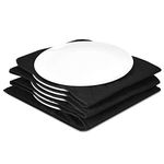 Navaris Electric Plate Warmer - 10 Plate Blanket Heater Pockets for Warming Dinner Plates to 74 Degrees in 10 Minutes - Black Compact Folding Design