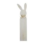 Mud Pie Easter Bunny Wood Plank Décor, Small, 27.5" x 7.25"