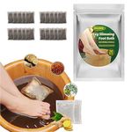 20PCS Lymphatic Drainage Ginger Foot Soak, Detox Foot Care Spa Relaxation for Muscles, Foot Pain Relief, Enhance Immunity and Improve Sleep - Natural Mugwort Herb Foot Soak, Leg Slimming Foot Bath Bag