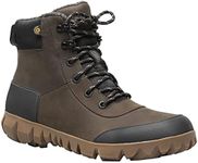 BOGS Men's Arcata Urban Leather Mid Winter Boot, Chocolate, 9