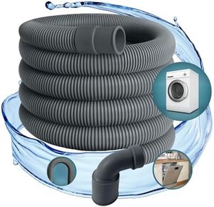 TronicXL Professional Drain Hose Outlet Hose for AEG Miele Siemens Bosch Neff 22 mm Angled - 19 mm Straight 0.5 Bar 60°C 1.5 m Dishwasher Washing Machine Dishwasher Hose Connection