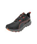 PUMA Unisex Reflect LITE Trail Road Running Shoe, Black-Flame Flicker, 10 UK