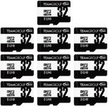 TEAMGROUP Micro 32GB x 10 Pack UHS-