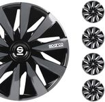 Sparco SPC1591BKGR Wheel Covers Laz