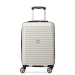 DELSEY Paris Cruise 3.0 Hardside Expandable Luggage with Spinner Wheels, Glossy Ivory, Carry on 21 Inch, Cruise 3.0 Hardside Expandable Luggage with Spinner Wheels