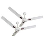 ACTIVA 1200 MM HIGH Speed 390 RPM BEE Approved Star Deco (Ivory) Anti DUST Coating Ceiling Fan 2 Year Warranty Pack of 2