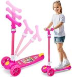 LAVA SPORT Scooters for Kids 3-5 - Adjustable Handlebars for Growing Children - 3-Wheel Plastic Design for Stability & Balance - Kids Scooter_Set of1 Pink - Compact and Lightweight