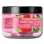 HEMPZ Sugar Body Scrub - Pomegranate - All Natural Exfoliating Shea Butter, Sugar, and Salt - For Women, Men, and Teens, 7.3 fl oz (Pineapple & Honey Melon)