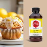 Ann Clark Premium Lemon Emulsion, Natural Lemon Flavoring for Baking